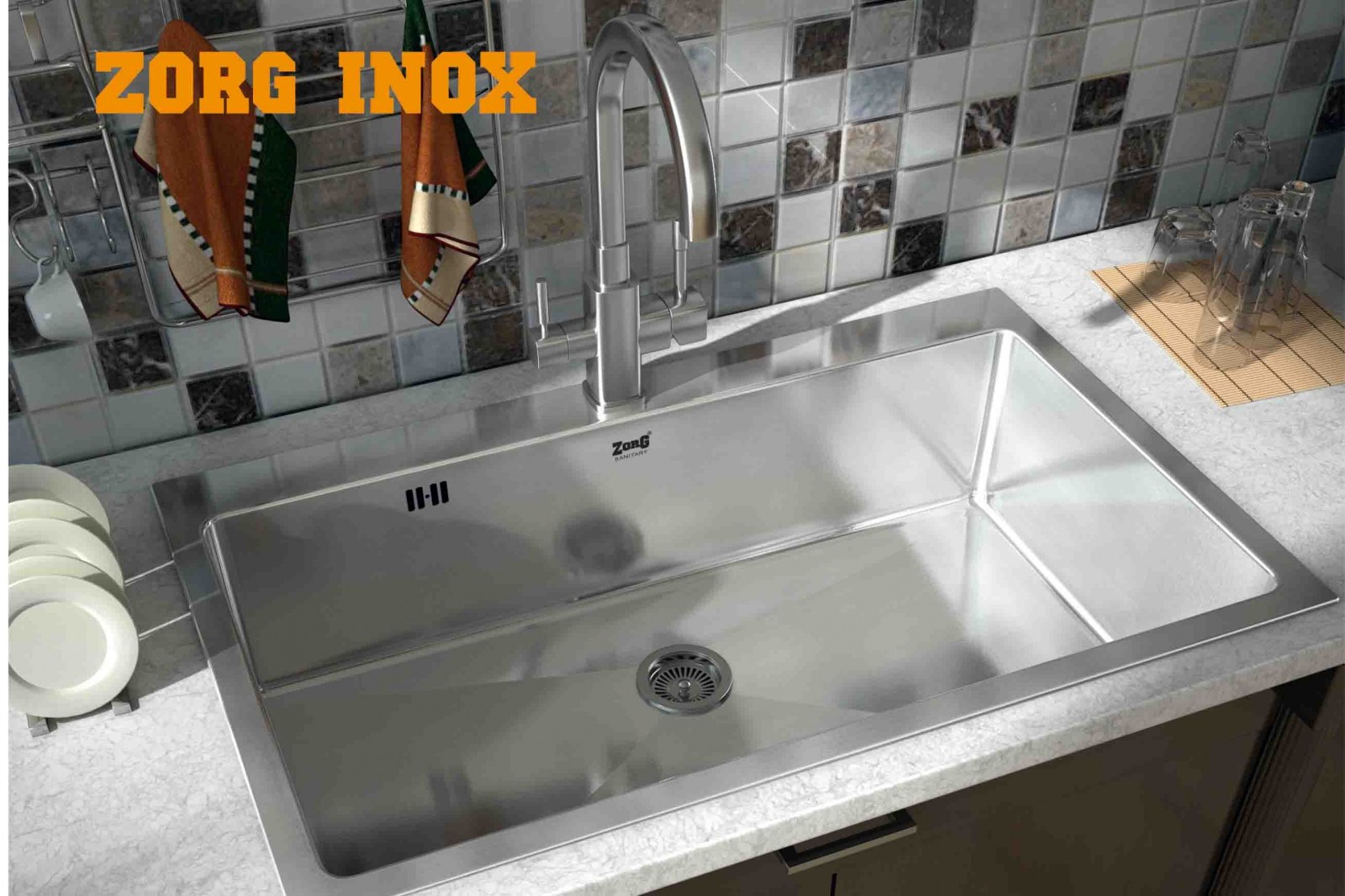 Мойка для кухни ZorG INOX SH R 7551 DIVON