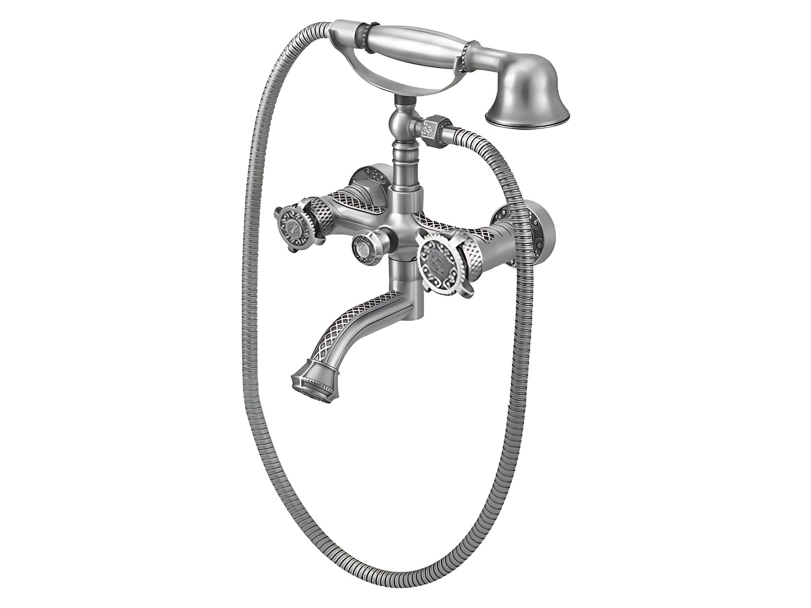 Смеситель ZorG Antic ванна AZR 608 W-1-12 SL