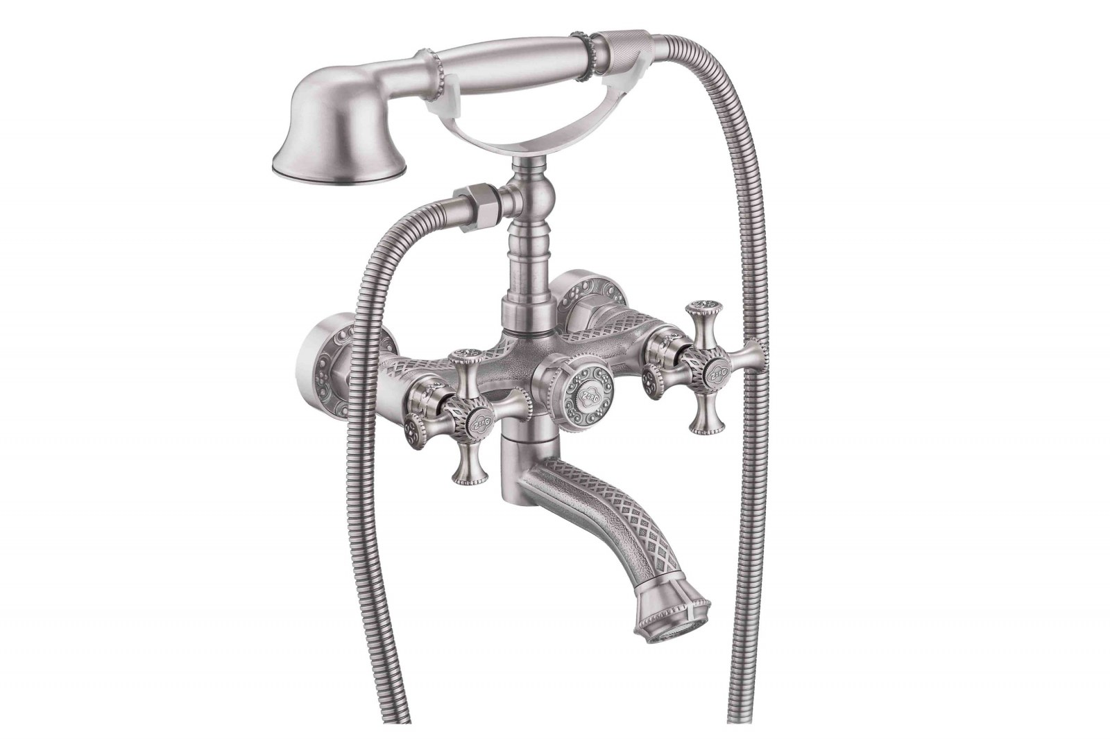 Смеситель для ванны ZorG AZR 608 W-3-12 SL