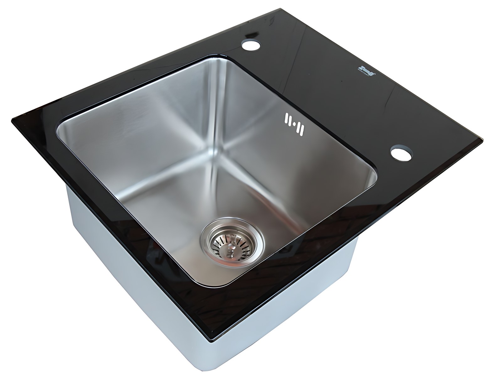Мойка стеклянная ZorG GL-5061-BLACK