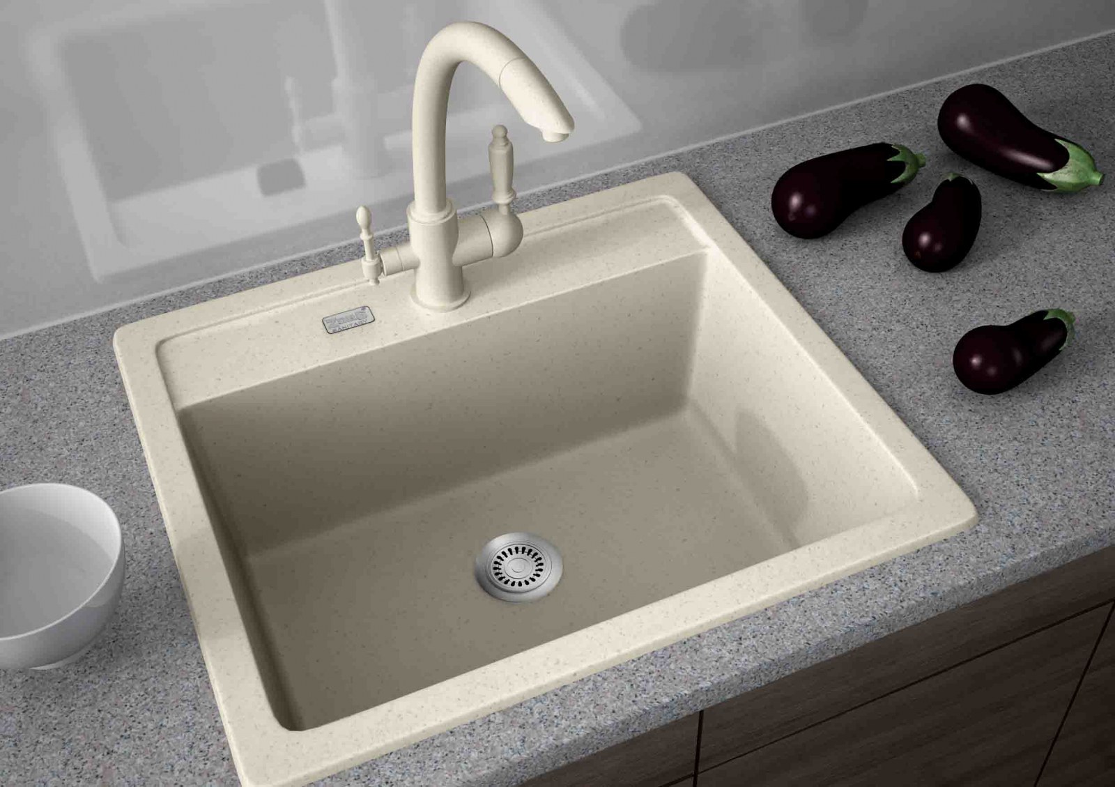 Мойка для кухни ZorG GZR-5750 Galla Кварц