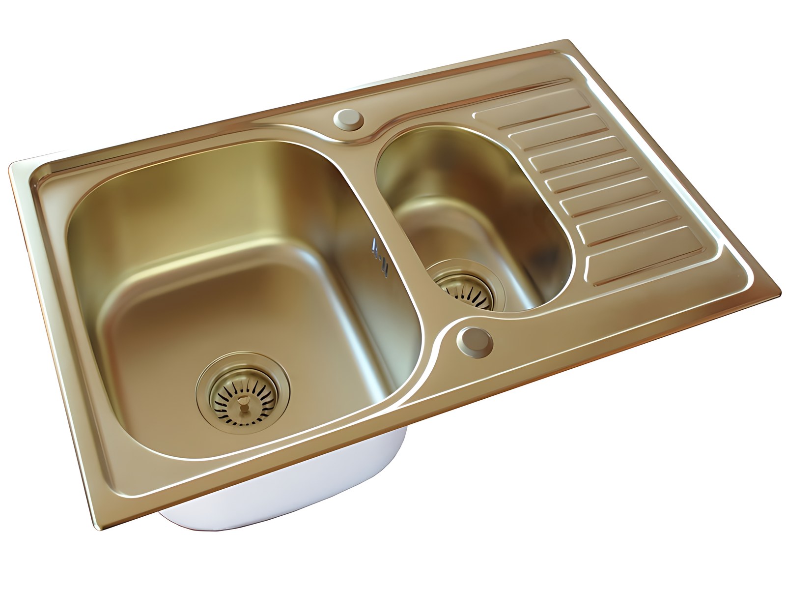 Кухонная мойка ZorG SZR-780-2-480 BRONZE