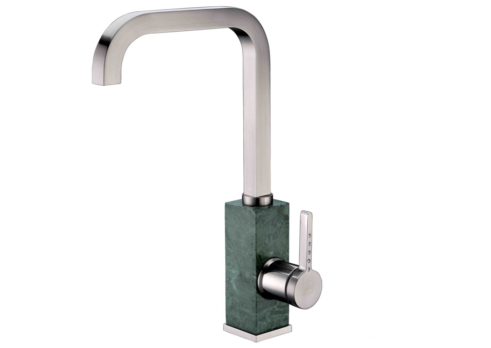Смеситель ZorG ZR 370 Y JADE NICKEL для кухни