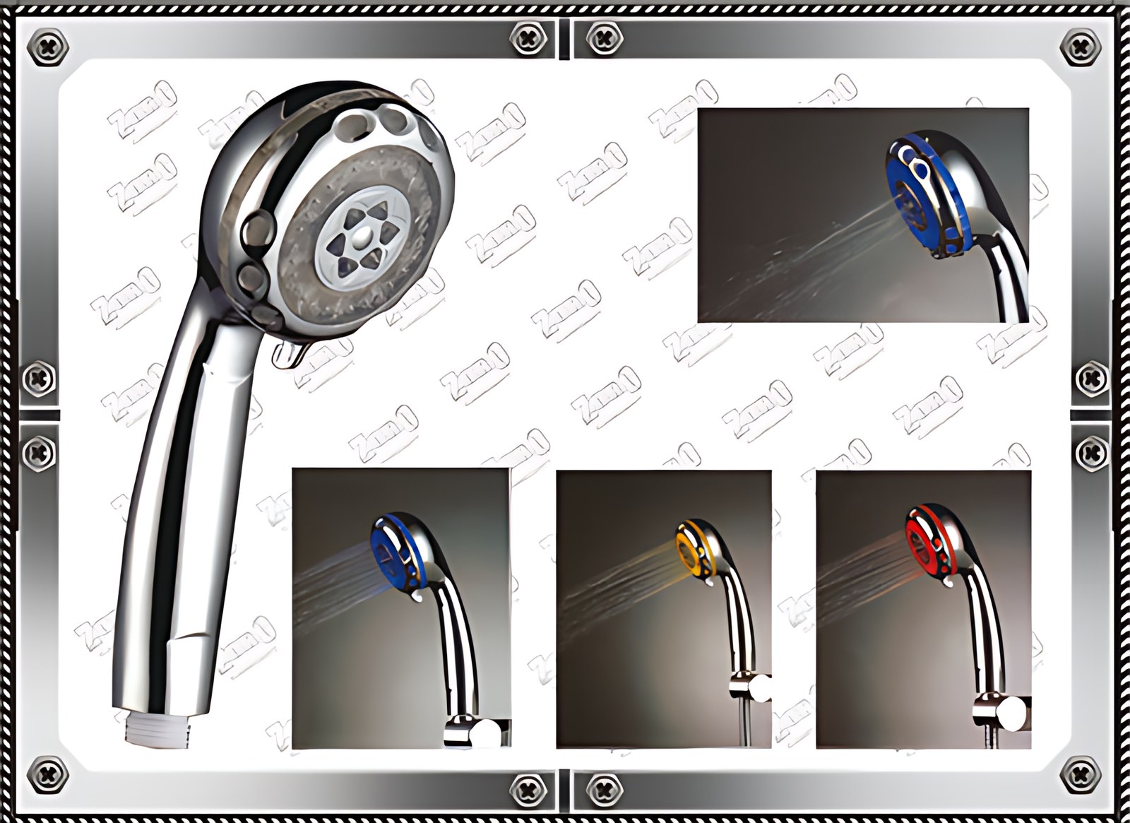 Лейка для душа ZorG ZR LED 02
