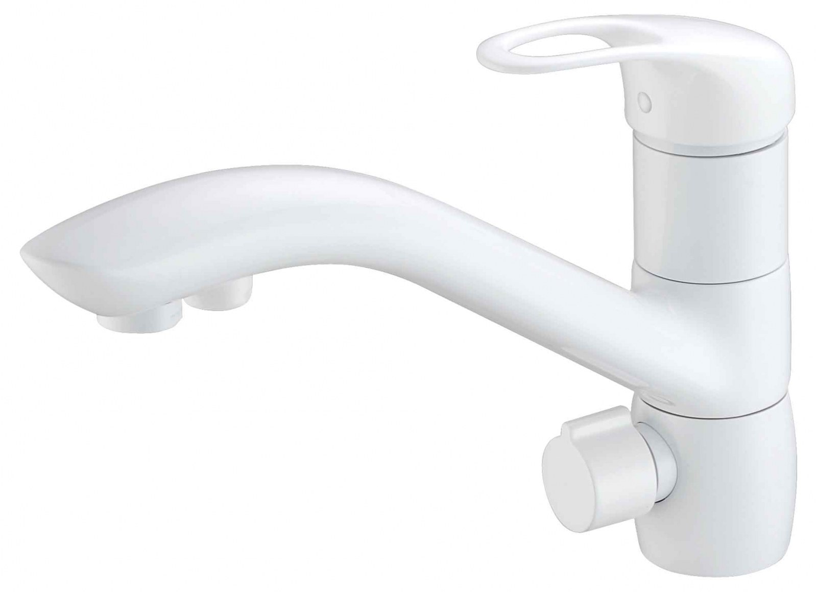 Смеситель для кухни с фильтром ZorG ZR 404 KF WHITE
